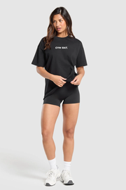 Oversized T Shirt unisex- negro puro