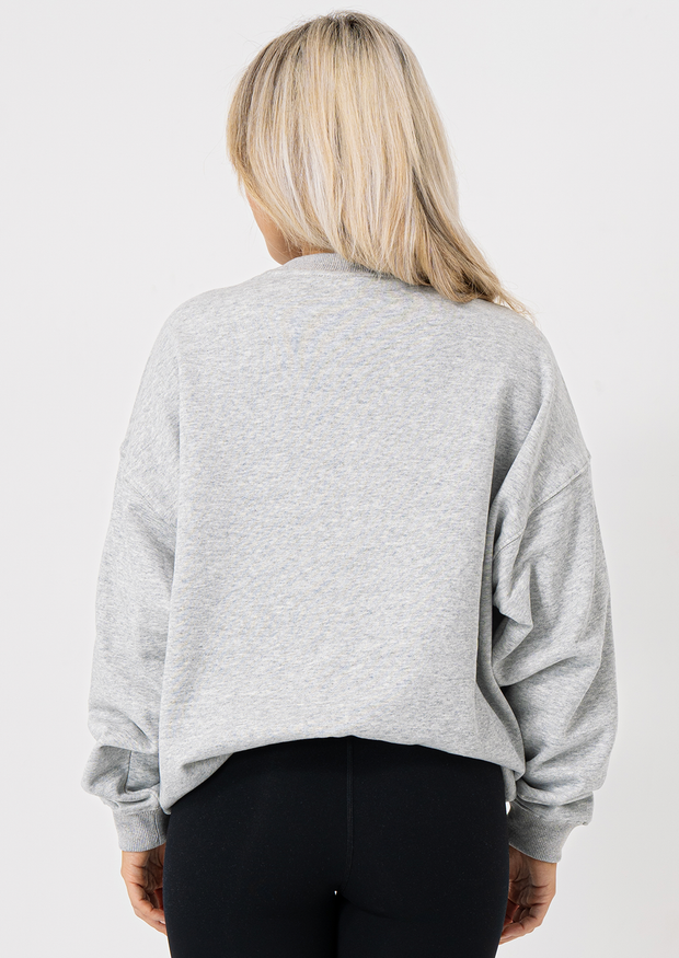 Sweater Basic Oversized -Gris